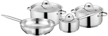 BergHOFF Kookpannennset, 7-delige set - BergHOFF | Essentials Zilver