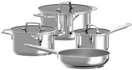 BergHOFF Kookpannenset 7-delig Dina Pan Grijs