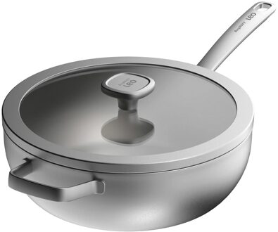 BergHOFF Wokpan met deksel 28cm Pan Grijs