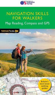 Bergsporthandboek Pathfinder Guides Navigation skills for walkers map reading, compass & gps | Ordnance Survey