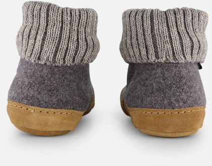 Bergstein Cozy Lux Pantoffels grijs Wol - 22,23,24,25,26,27,28,29,30,31,32,34,35,36