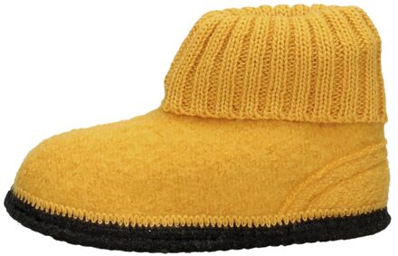 Bergstein Cozy pantoffel van wol Okergeel - 20