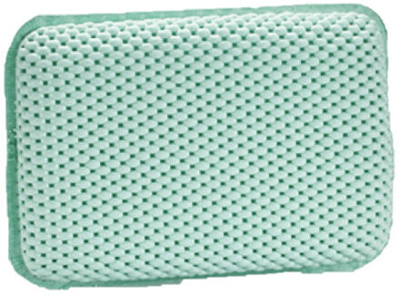 Berilo Badkussen anti-slip - groen - 29 cm - nekkussen voor in bad - relax kussen