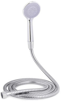 Berilo doucheslang en douchekop met 3 standen - 200 cm - universele aansluiting - zilver