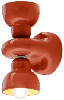 Berimbau wandlamp, oranje, 2-lamps