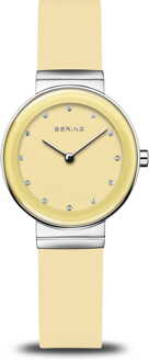 Bering Classic 10129-600 Dameshorloge Geel
