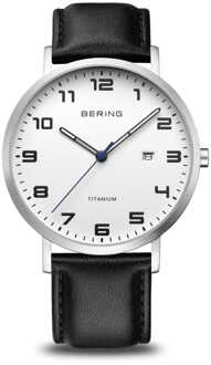 Bering Titanium 18640-404 Herenhorloge Wit