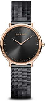Bering Ultra Slim 15729-166 Dameshorloge Zwart
