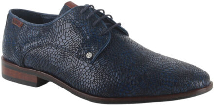 Berkelmans 2520050385 heren veterschoenen gekleed Blauw - 42
