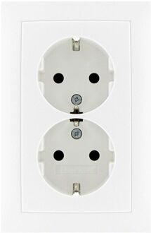 Berker Inbouwstopcontact S1 Met Aarde (randaarde) 2-polig Wit Ip20