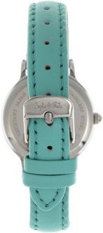 Berlin horloge met leren band Turquoise - One Size