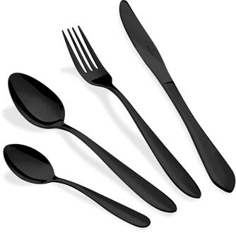 BerlingerHaus Bestekset 24-delig zwart