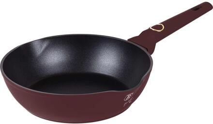 BerlingerHaus BH Diepe koekenpan 24cm Leonardo rood