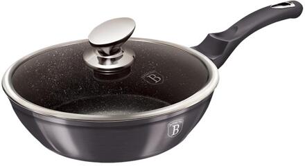 BerlingerHaus Hapjespan Carbon Pro 24 Cm Aluminium Zwart