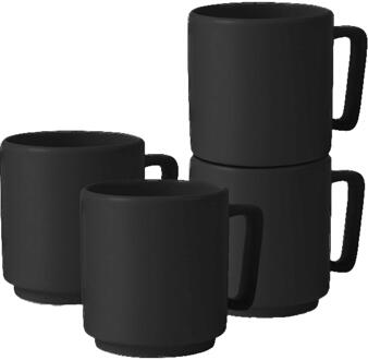 BerlingerHaus Mokset 4-delig mat zwart