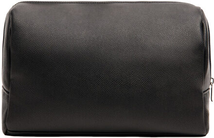 Bermond pu gerecyclede toilettas - maat One size Zwart