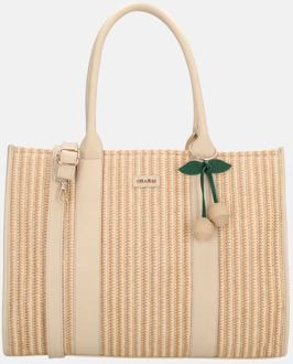 Bermondsey shopper L riet zand Beige - No Size
