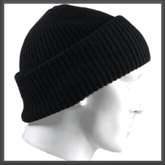 Bernardino Heren muts commando - maat One size Zwart