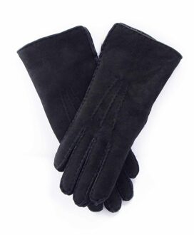 Bernardino Lammy handschoenen - zwart - suede - dames