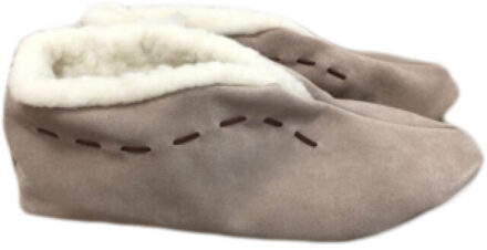 Bernardino Spaanse sloffen donker 100% wol Beige - 42