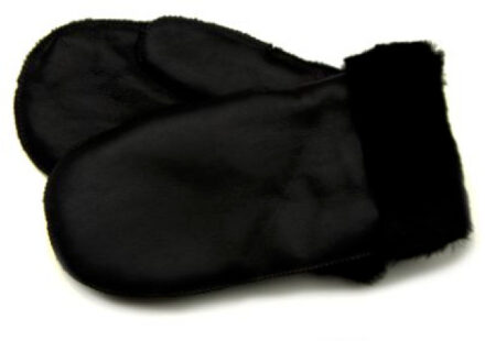 Bernardino Wanten met lamsvacht voering Zwart - XL