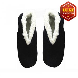 Bernardino Zwarte echte suede Spaanse sloffen dames maat 41