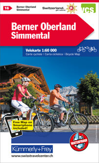 Bernese Oberland / Simmental cycle map