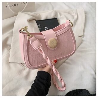 Beroemde Vrouwen Handtassen Desginer Vrouwelijke Schoudertassen Kleine Crossbody Tassen Roze