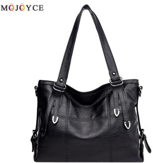 Beroemde Vrouwen Handtassen Grote Zachte Pu Lederen Dames Top-Handvat Tassen Vrouwelijke Tote Bag Sac A Main 01