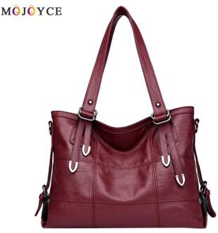 Beroemde Vrouwen Handtassen Grote Zachte Pu Lederen Dames Top-Handvat Tassen Vrouwelijke Tote Bag Sac A Main 02