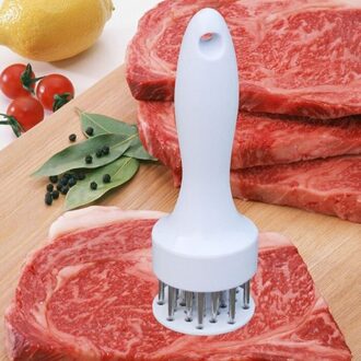 Beroep Vleesvermalser Naald Roestvrijstalen Keuken Gadgets Accessoires Voedsel Diner Koken Vlees Gereedschap Dropships wit