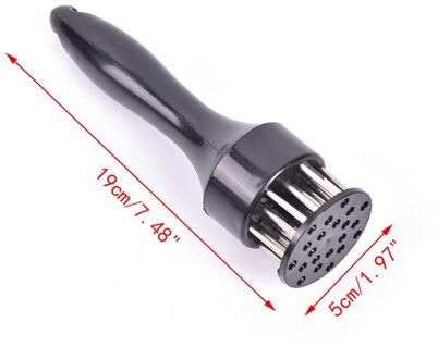 Beroep Vleesvermalser Ultra Scherpe Naald Roestvrijstalen Messen Keuken Tool Voor Steak Varkensvlees Rundvlees Vis Tederheid Kookgerei zwart