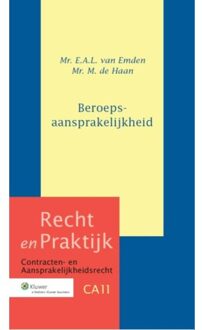 Beroepsaansprakelijkheid - Boek E.A.L. van Emden (9013123953)