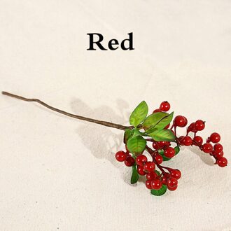 Berry Kunstmatige Bloemen Nep Bessen Bruiloft Kunstbloemen Voor Decoratie Woonkamer Kunstmatige Decor Accessoires Voor Thuis rood