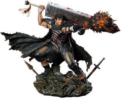 Berserk PVC Statue 1/7 Guts Black Swordsman Ver. 26 cm