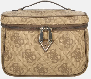 Berta toilettas latte logo/brown Bruin