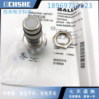 Bes 516-300-S190-S4 Hoge Druk Bestendig Metalen Sensor Schakelaar Artikel Nummer BHS0026