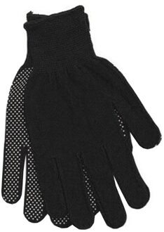 Beschermende Anti-Slip Handschoenen Latex Gecoate Palmen Stippen String Knit Self Veiligheid Werken Handschoen Slijtvaste Fit Rock klimmen Hammal zwart