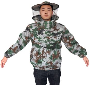 Beschermende Bee Pak Bijenteelt Handschoenen Veilig Bijenteelt Pak Bite Bescherming Unisex Verdedigen Bijenteelt Handschoenen Veiligheid Kleding camouflage