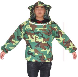 Beschermende Bee Pak Bijenteelt Handschoenen Veilig Bijenteelt Pak Bite Bescherming Unisex Verdedigen Bijenteelt Handschoenen Veiligheid Kleding leger groen