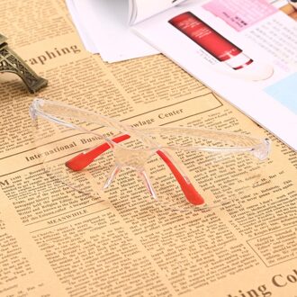 Beschermende Motorcycle Goggles Lab Oogbescherming Clear Lens Werkplek Beschermende Brillen Veiligheidsbril Levert Transparante