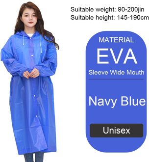 Beschermende Regenjas Knop Poncho Mode Volwassen Mannen En Vrouwen Verdikte Eva Regenjas Voor Wandelen Toerisme VB1460DL