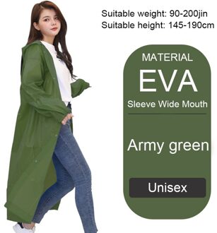 Beschermende Regenjas Knop Poncho Mode Volwassen Mannen En Vrouwen Verdikte Eva Regenjas Voor Wandelen Toerisme VB1460JG