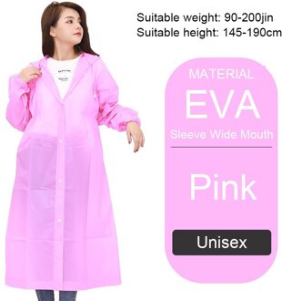 Beschermende Regenjas Knop Poncho Mode Volwassen Mannen En Vrouwen Verdikte Eva Regenjas Voor Wandelen Toerisme VB1460P