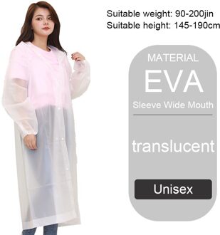 Beschermende Regenjas Knop Poncho Mode Volwassen Mannen En Vrouwen Verdikte Eva Regenjas Voor Wandelen Toerisme VB1460W