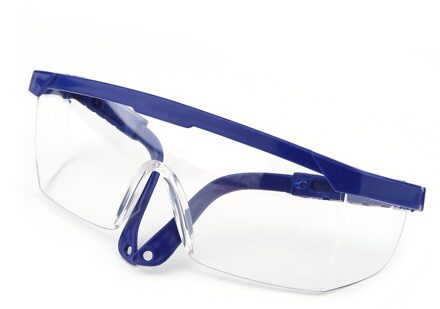 Beschermende Veiligheidsbril Werken Anti Dust Eye Anti-Fog Antisand Winddicht Anti Dust Speeksel Transparante Bril Oogbescherming Blauw