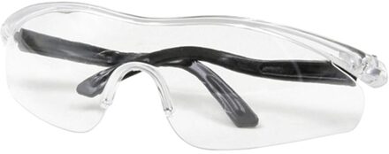 Beschermende Veiligheidsbril Werken Anti Dust Eye Anti-Fog Antisand Winddicht Anti Dust Speeksel Transparante Bril Oogbescherming zwart trim