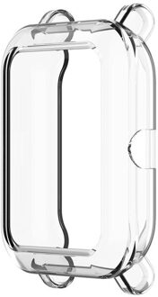 Beschermhoes Cover Voor Xiaomi Huami Amazfit Bip / Bip Lite Smartwatch Vervanging Tpu Bescherming Gevallen Polsbandje Accessoires transparant