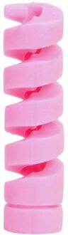 Beschermhoes Protector Saver Cover Voor Iphone Android Usb Oplaadkabel Met Voldoende Duurzaamheid En Taaiheid roze