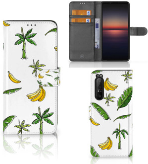 Beschermhoes Sony Xperia 1 II Flip Case Banana Tree